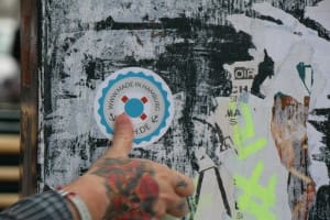 Made in Hamburg Sticker: Wenn ihr in der Schanze ab und zu einen Rettungsring 'made-in-Hamburg' kleben seht, wisst ihr nun Bescheid