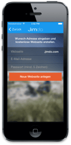 Mit der Jimdo App die Website von überall bearbeiten