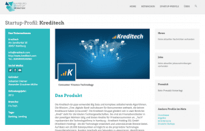 Kreditech im Hamburg Startup Monitor