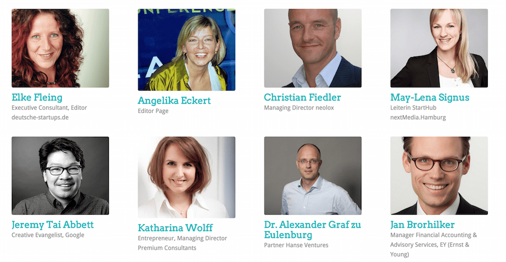 Über 25 Persönlichkeiten aus dem Hamburger Startup Ökosystem warten auf Eure Pitchdecks! Sie wählen Ende August gemeinsam die fünf Finalisten aus.