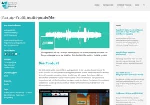 audioguideMe im Monitor