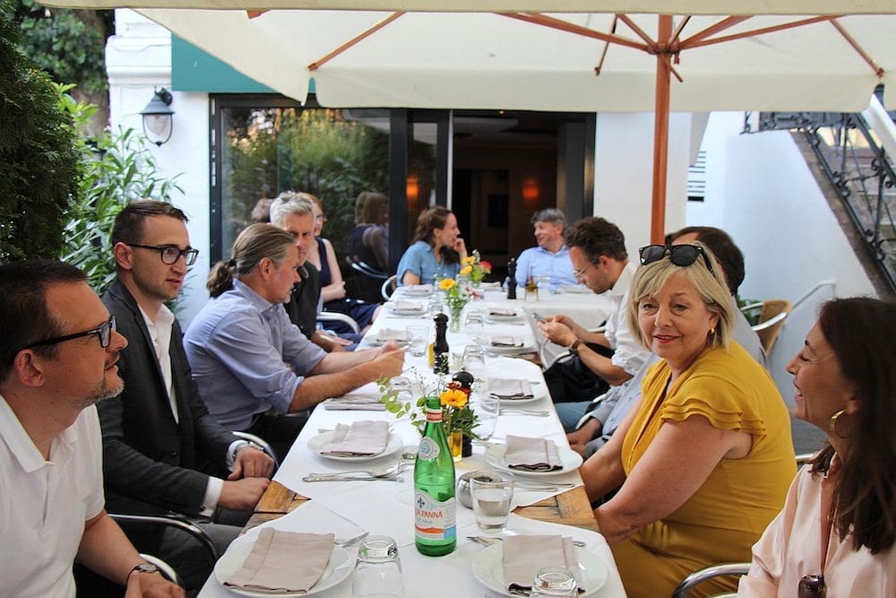 Zum Abschluss gab es feine italienische Küche bei Cucina D'Elisa.