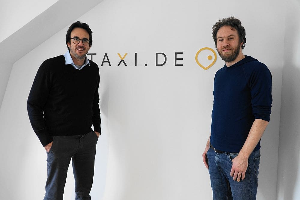 Alexander von Brandenstein und Ulf Bögeholz von taxi.de