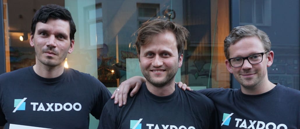 Die Gründer von Taxdoo: Roger Gothmann, Matthias Allmendinger und Christian Königsheim