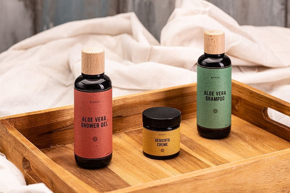 Im Angebot: Duschgel, Gesichtscreme und Shampoo (Foto: Bonda)