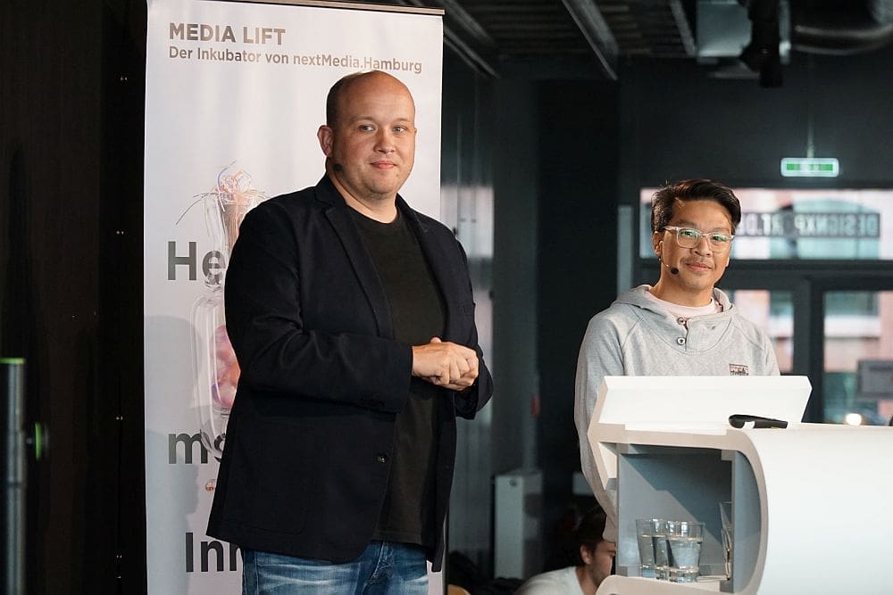 Alexander Höpker und Jeremy Abbett von Hallo World