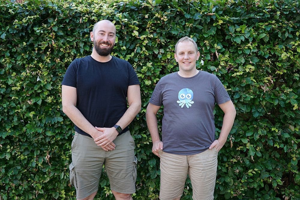 Julian Hansert (COO) und Sebastian Scheele (CEO), die Gründer von Kubermatic