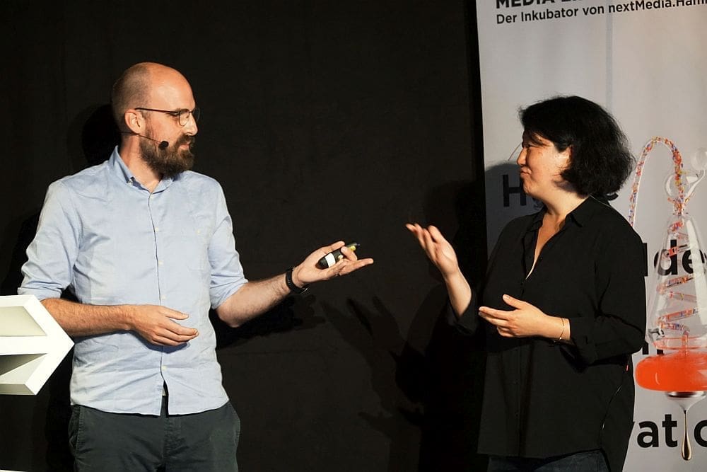 David Hoga und Agnes Chung von musicube