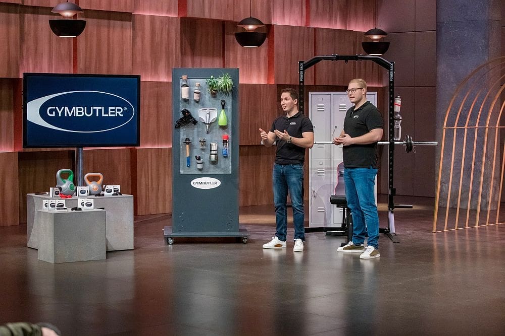 Tim Bormann und Maximilian Sander von Gymbutler (Foto: TVNOW / Bernd-Michael Maurer)