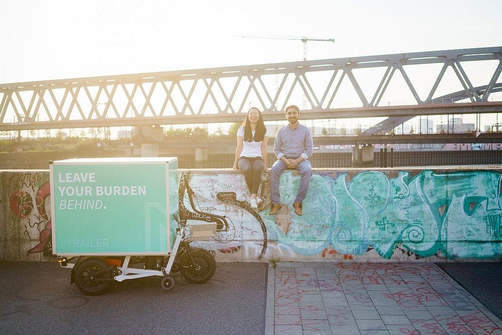 Das Gründerduo Natalia Tomiyama und Fahad Khan (Foto: NÜWIEL)