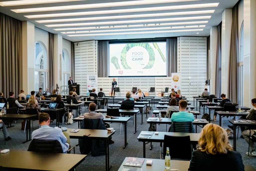 Beim Food Innovation Camp Select 2020 in der Handelskammer Hamburg. (Foto: Stefan Groenveld)