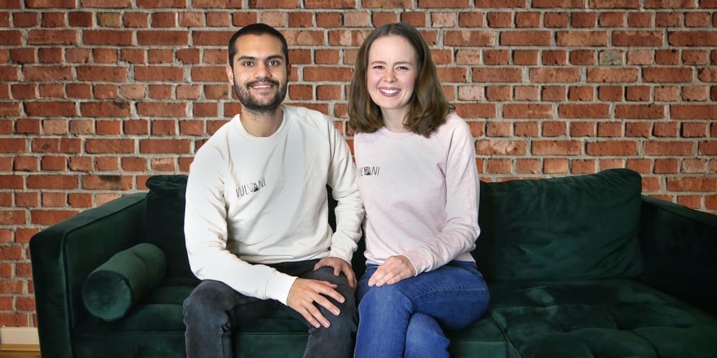 Neu im Hamburg Starups Club: Jamin Mahmood und Britta Wiebe (Foto: Vulvani)