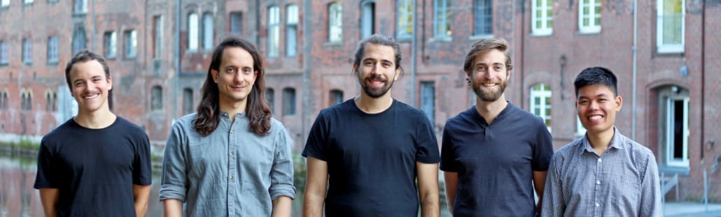 Neu im Hamburg Startups Club: Das Team von Evitado