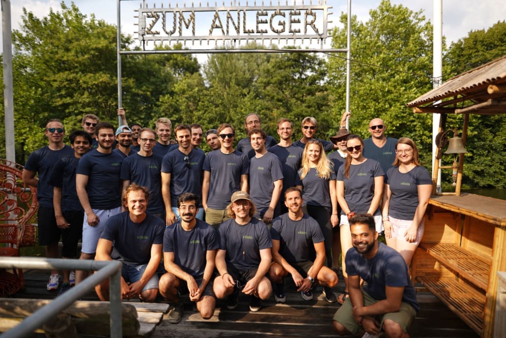 Teamfoto: vilisto im Hamburg Startups Club