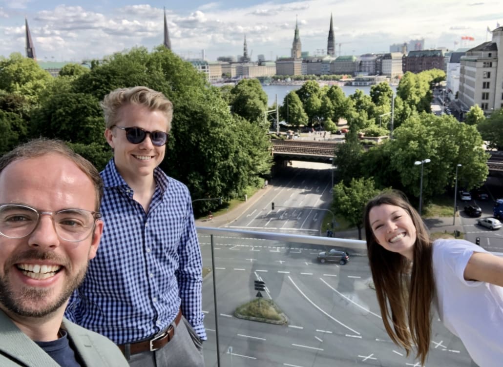 Sie sind Teil des Teams von Scale Nord: Christoph Haß, Jannis Grube und Lisa-Maria Glass (Foto: C. Haß)