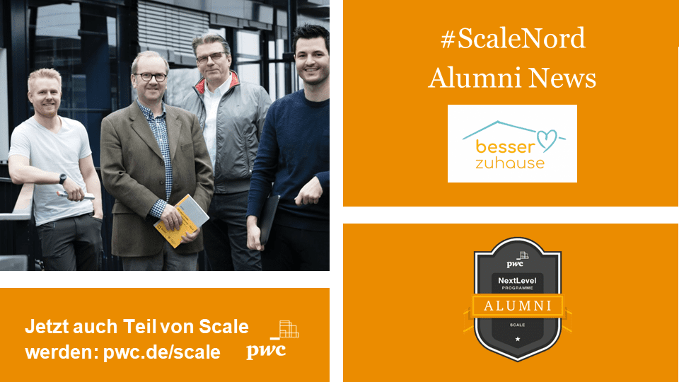 Das Team von besser zuhause: Joscha Langhans, Prof. Ronald Richter, Hans Nolte und Leif Lewinski. (Foto: besser zuhause)