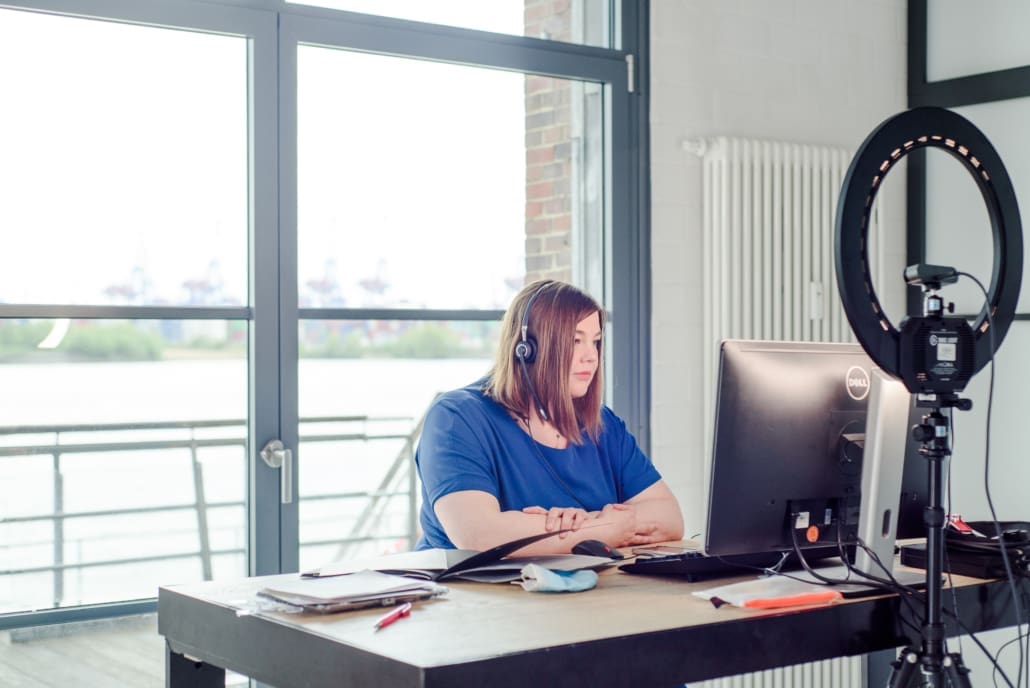 Wissenschaftsenatorin Katharina Fegebank bein HHIS 2021 (Foto: Anne Gaertner)