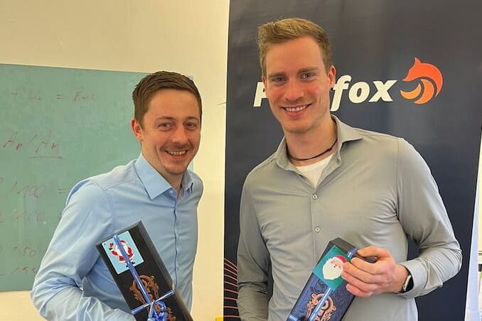 Kim Kerrutt (CCO) und Patrick Pehmöller (CEO) von Flowfox
