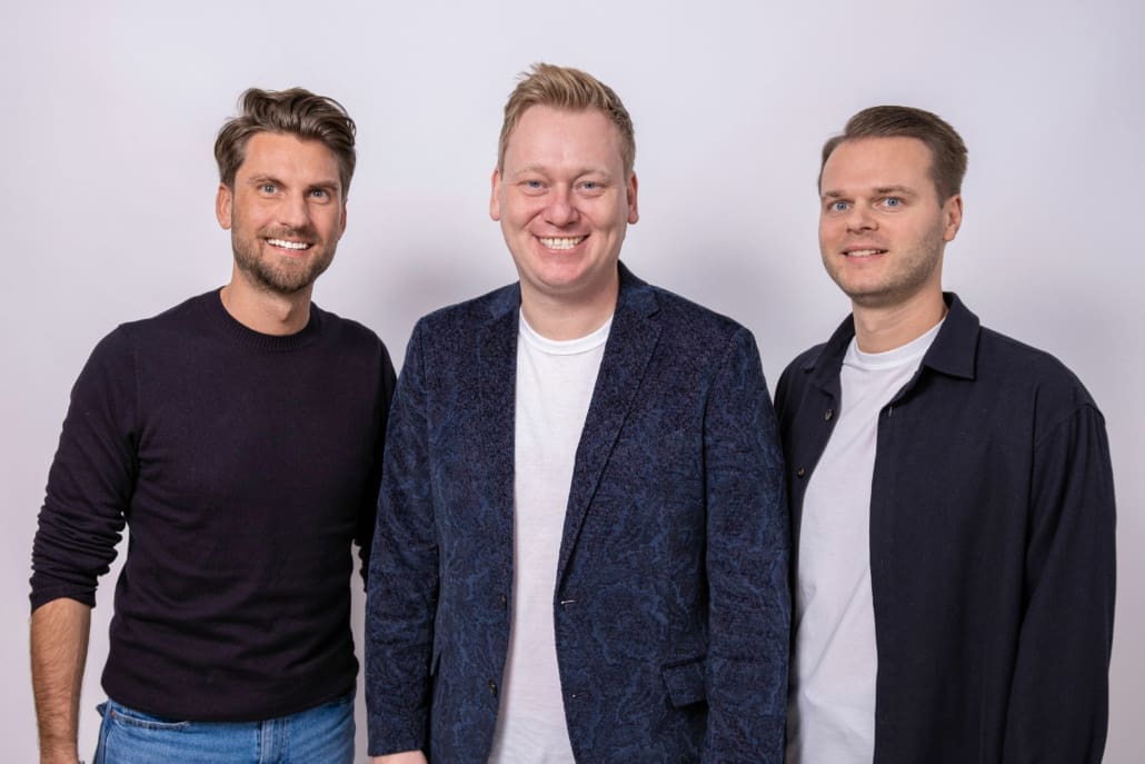 Die Gründer von Streamblast: Patrick Stasek, Jens Knossalla und David Leonard Stade