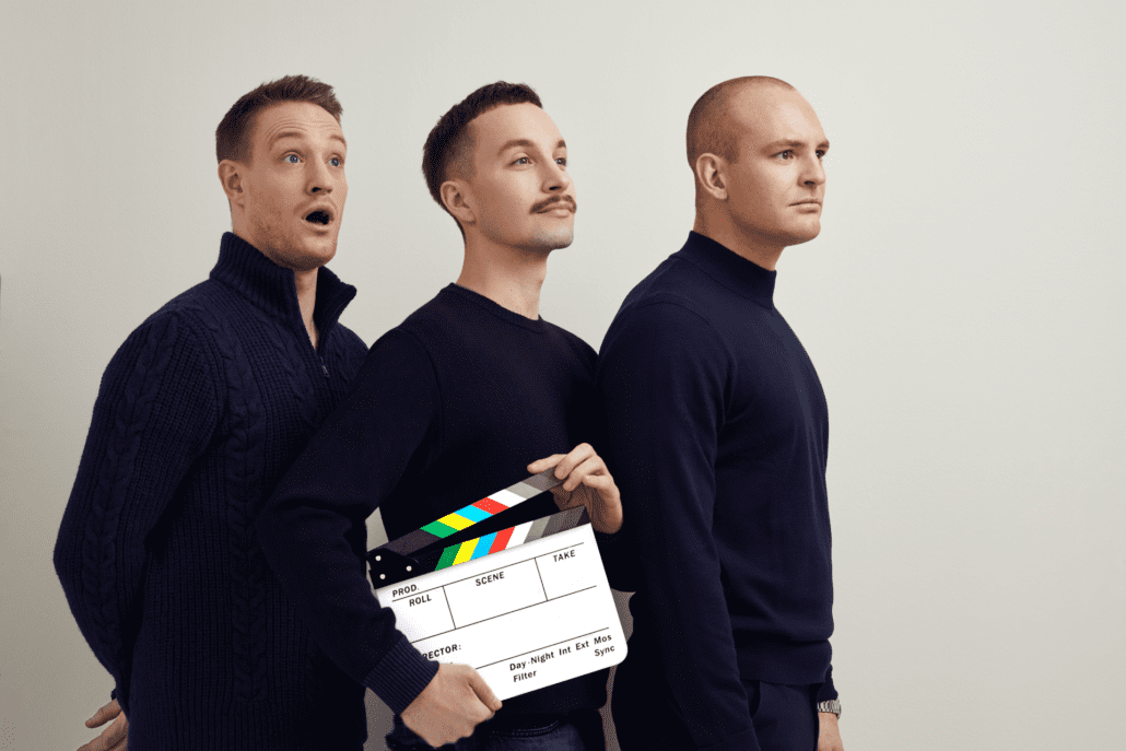 Die Cofenster-Gründer Finn Frotscher (CTO), Oliver Wegner (CPO) und Tom Vollmer (CEO)