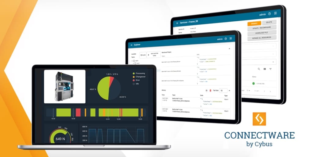 Connectware heißt die Software von Cybus.