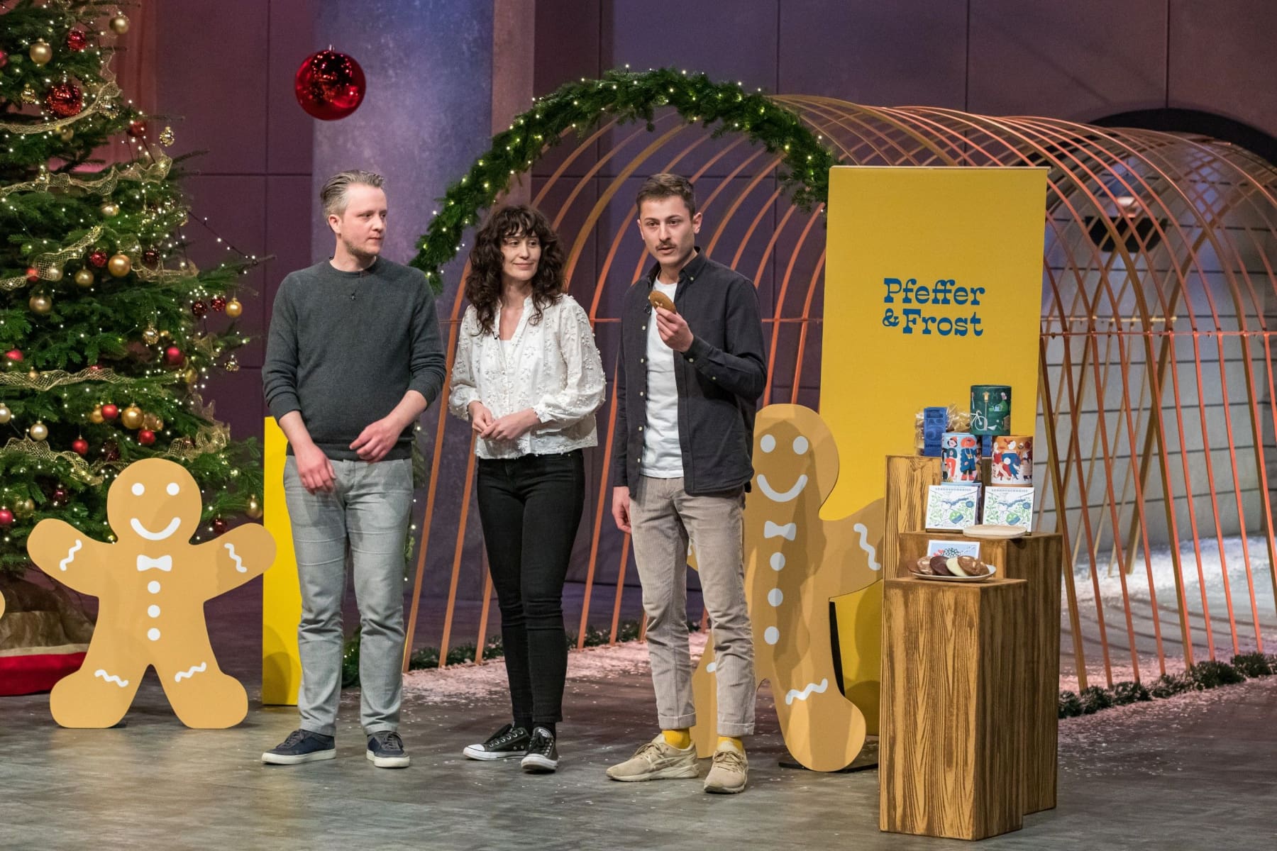 Johannes Prein, Elisabeth Weber und Jannik Zinkl  von Pfeffer & Frost.