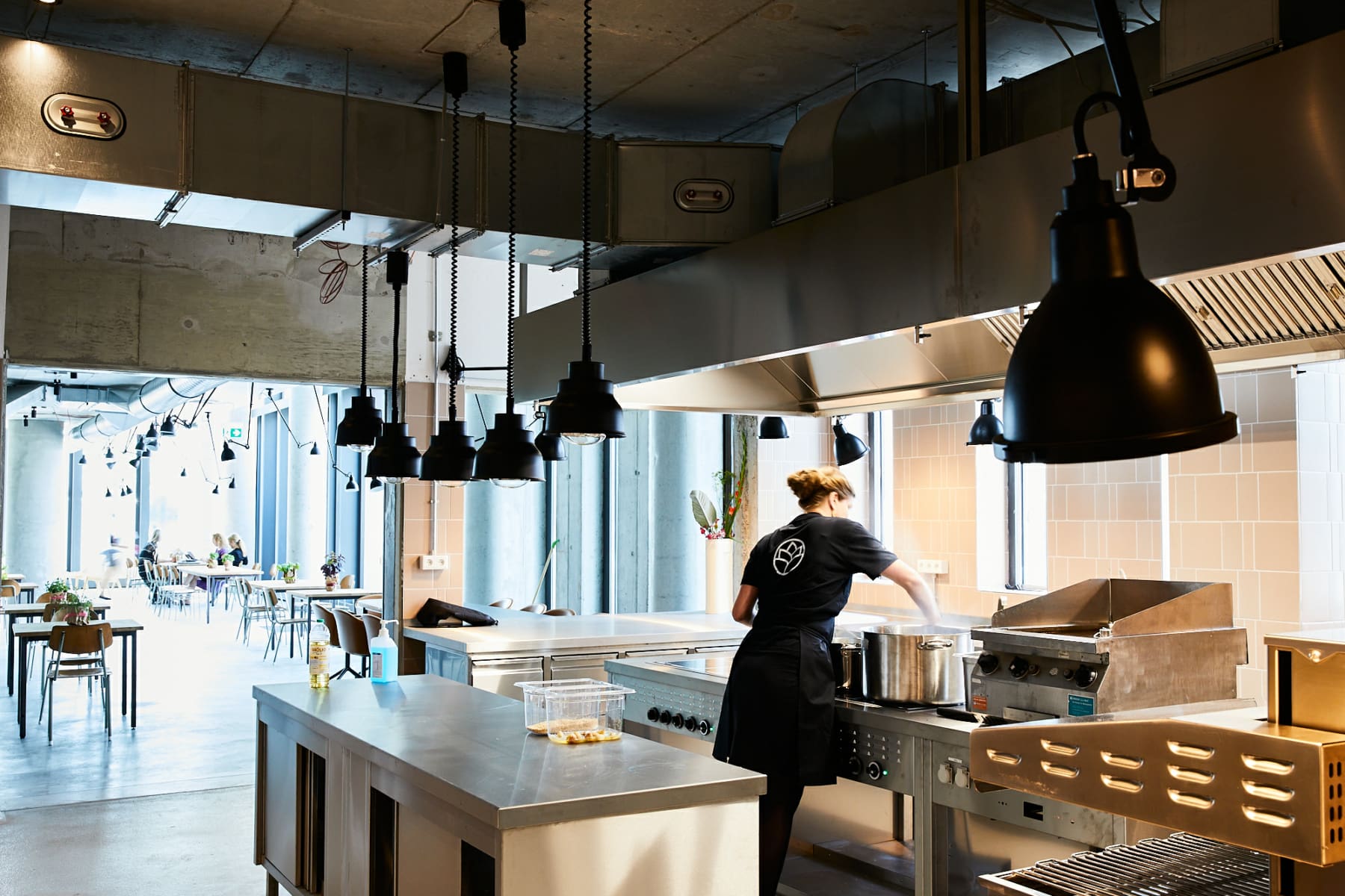 Das foodlab verfügt auch über einen großen Küchenbereich (Foto: foodlab)