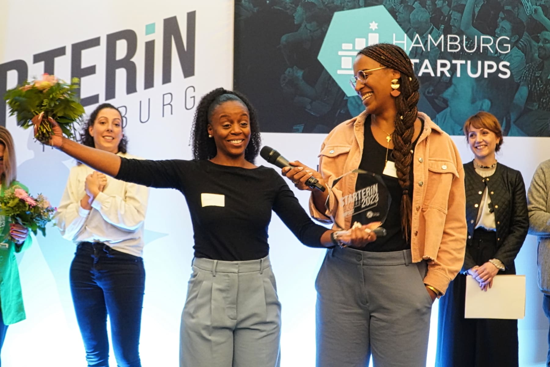 Mariam Guede und Lioba Jarju von Black Female Business sind STARTERiNNEN Hamburg 2023.