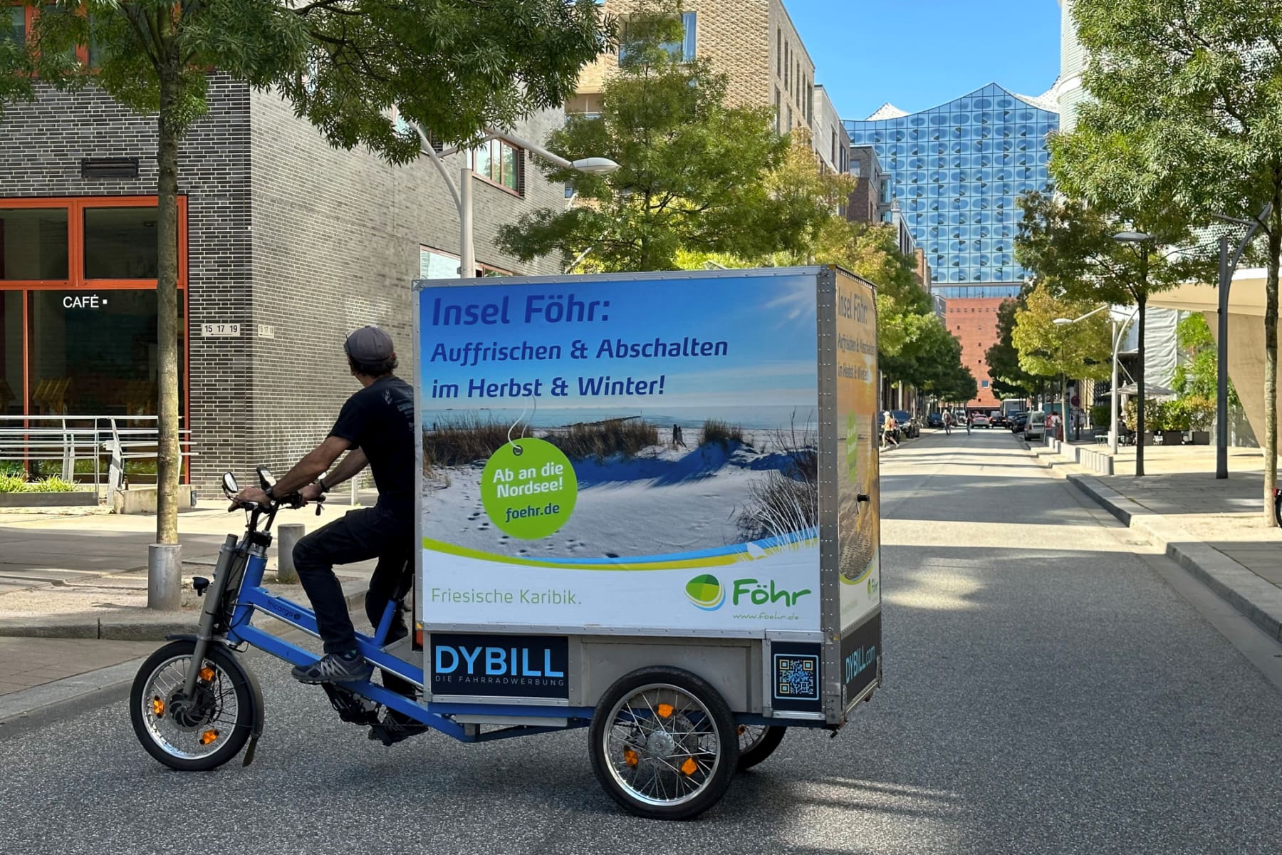 Ein Cargo Bike in der HafenCity