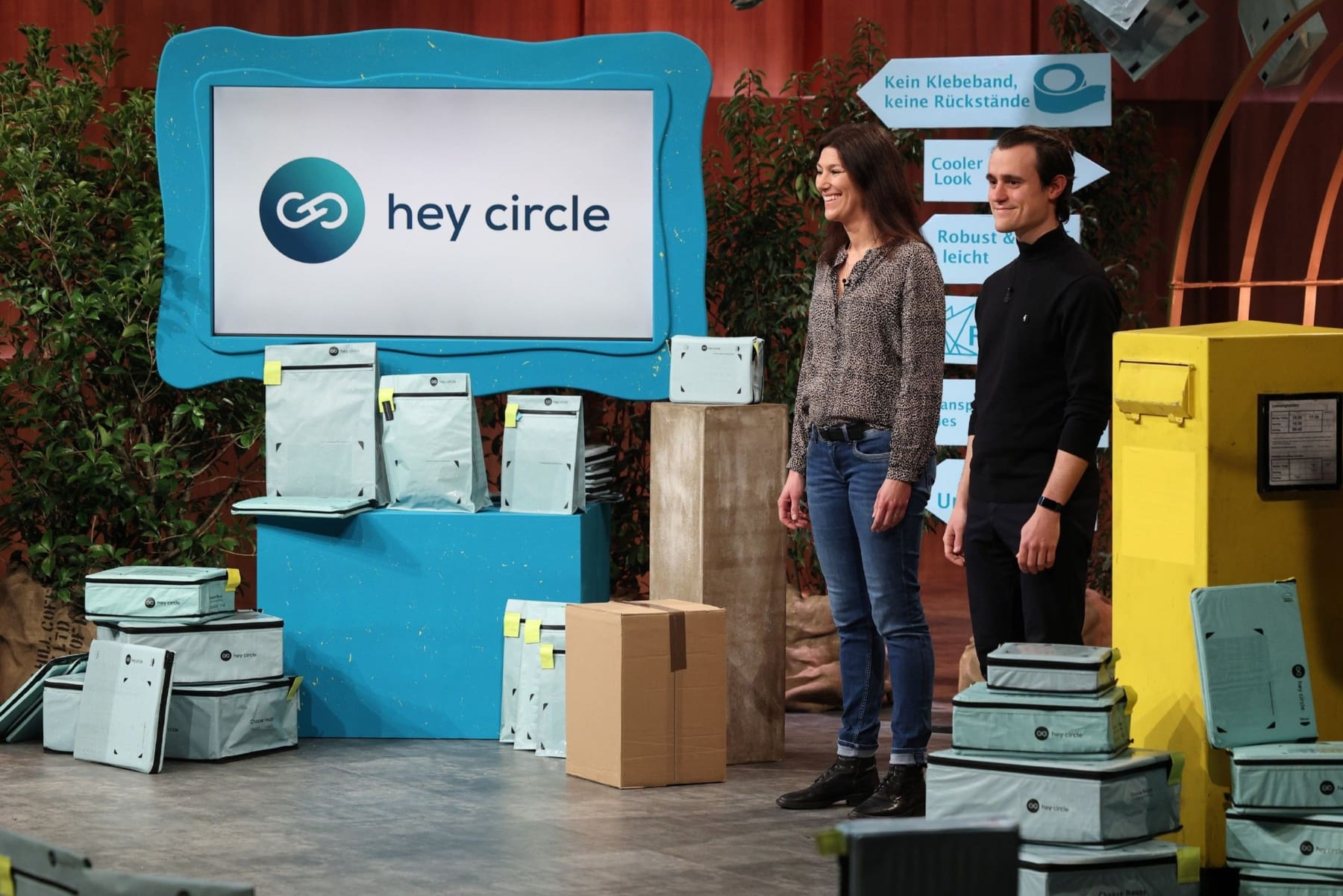 Doris Diebold und Morris Kurz sind 25 % von hey circle zu viel für einen Deal. (Foto: RTL / Frank W. Hempel)