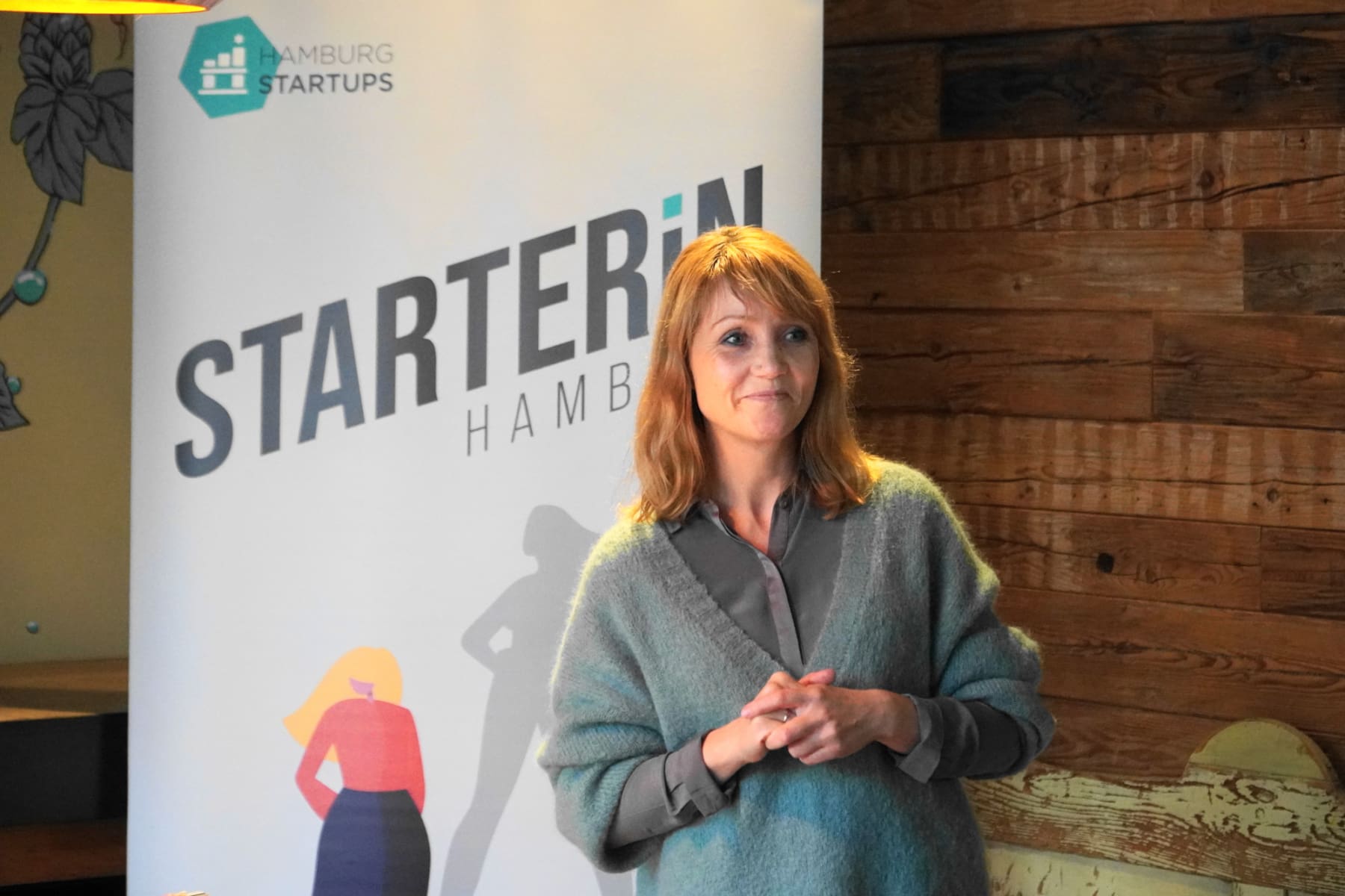 Sina Gritzuhn, Gründerin von Hamburg Startups, sprach über die Idee, die hinter der STARTERiN steckt.