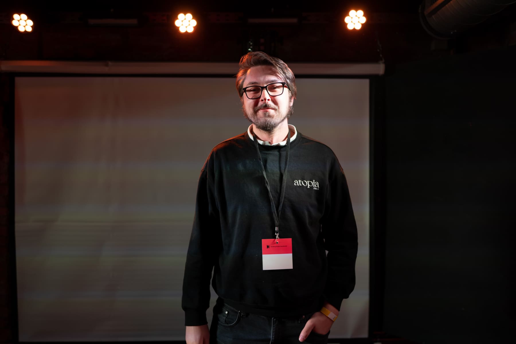 Valentin Diehl von Atopia bei Music Worx 2023