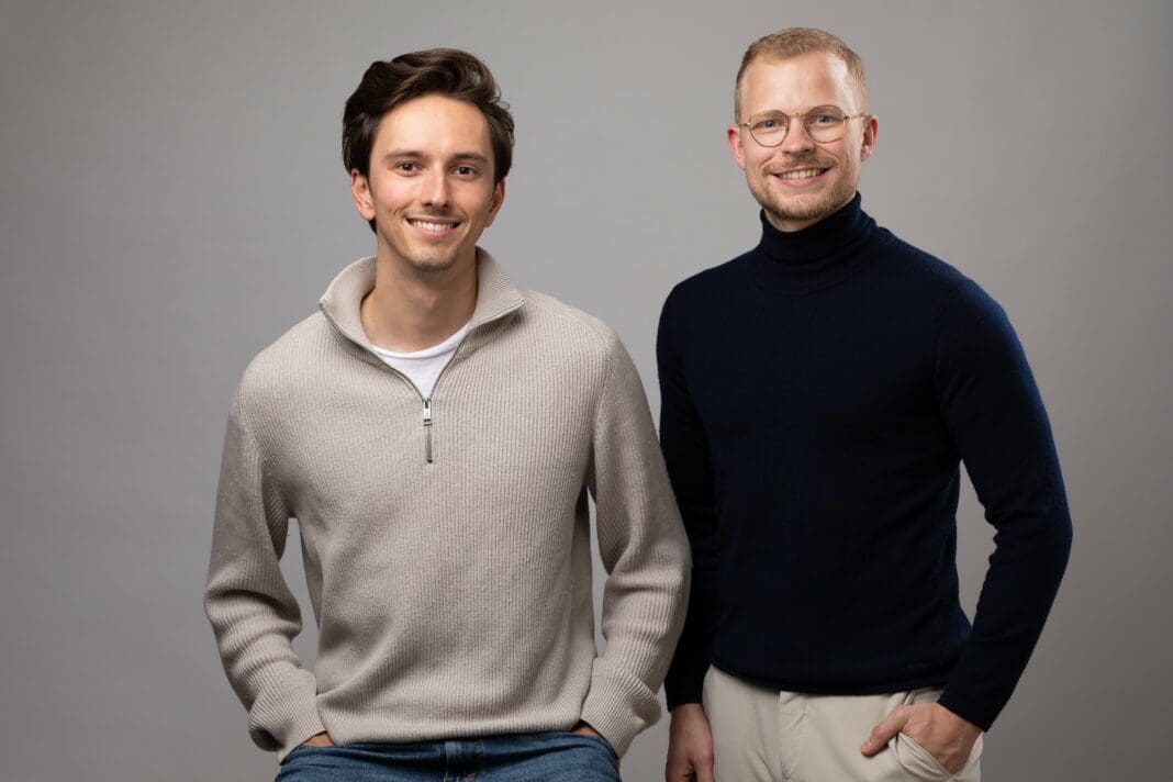 Michael Zittermann und Ben Hartig, die Gründer des Startups nuvo