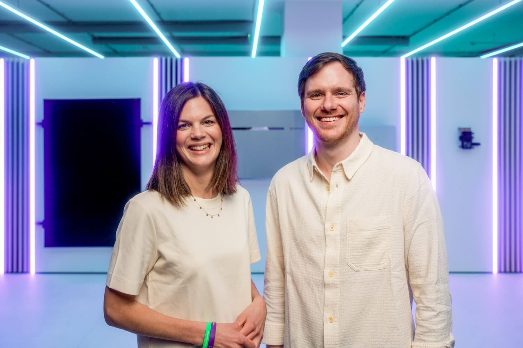 Anna Genske (Managing Director Sales & Marketing für den Raum Süddeutschland) und Sascha Koppe (CRO) bei 1KOMMA5°