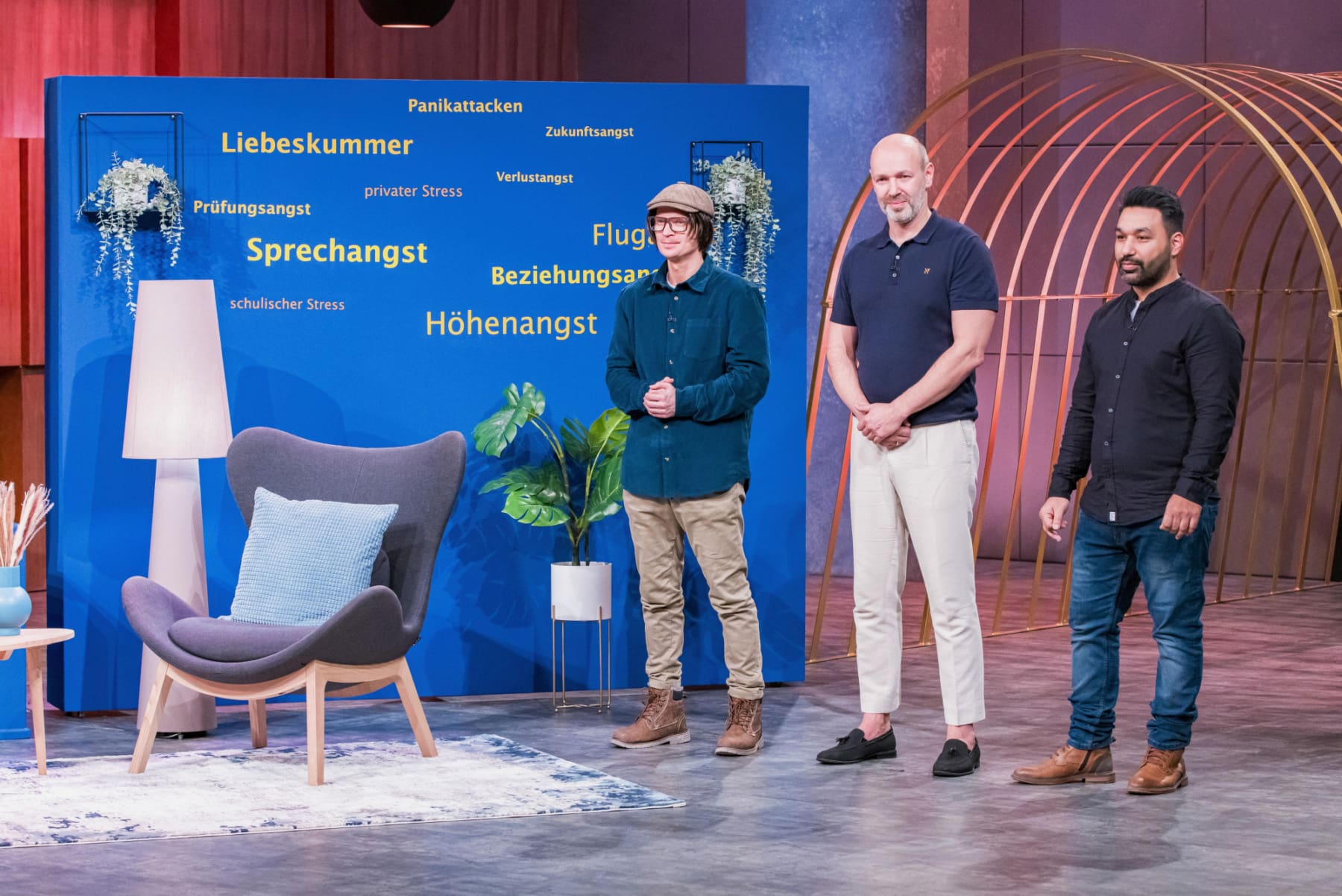Thomas Bolz, Dr. Paolo D`Andrea und Eray Özmü präsentierten Soulfi bei "Die Höhle der Löwen".