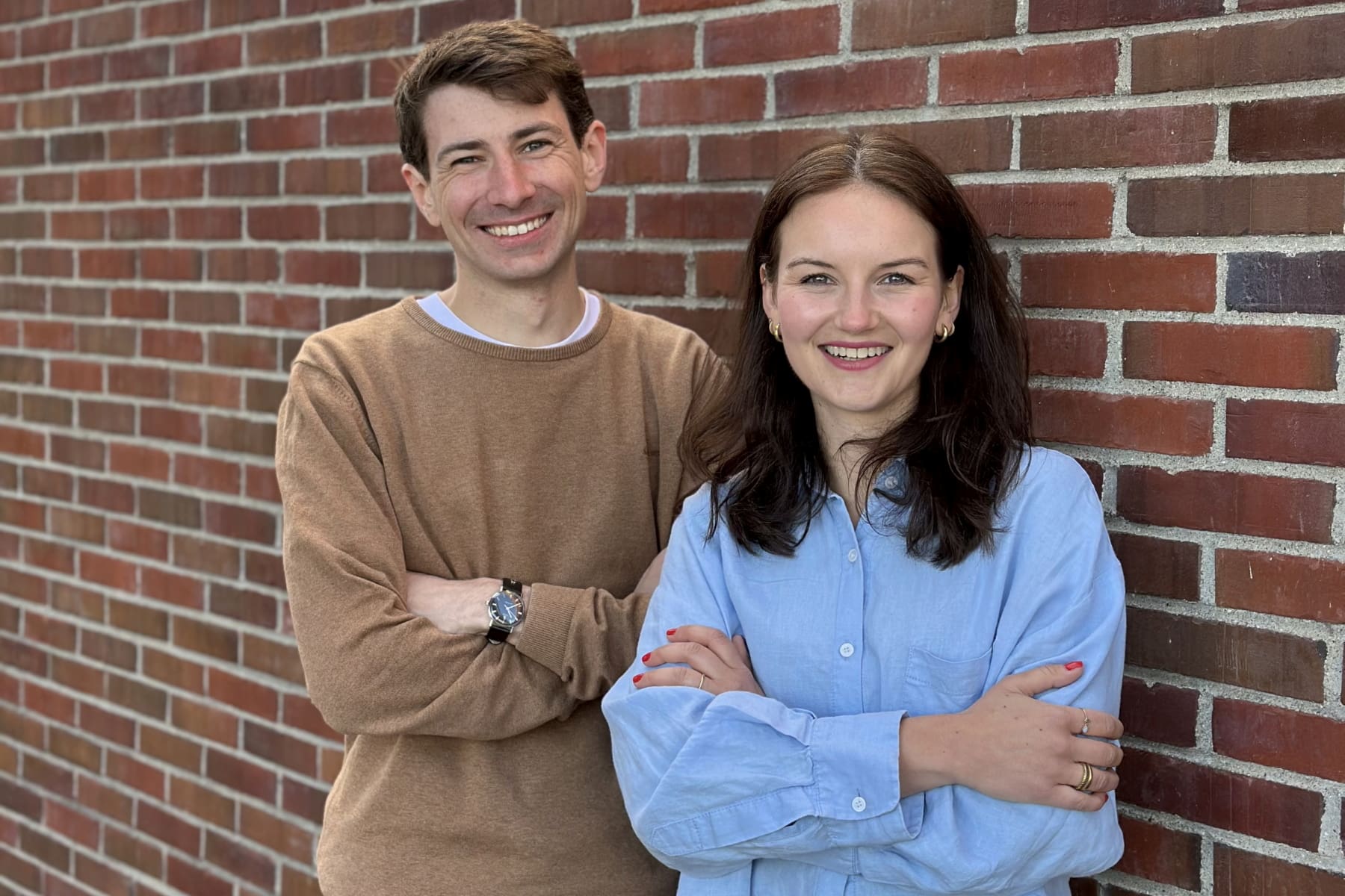 Das Gründungsduo von toern, Jonas Zeuner (CTO) und Alena Schneck (CEO)