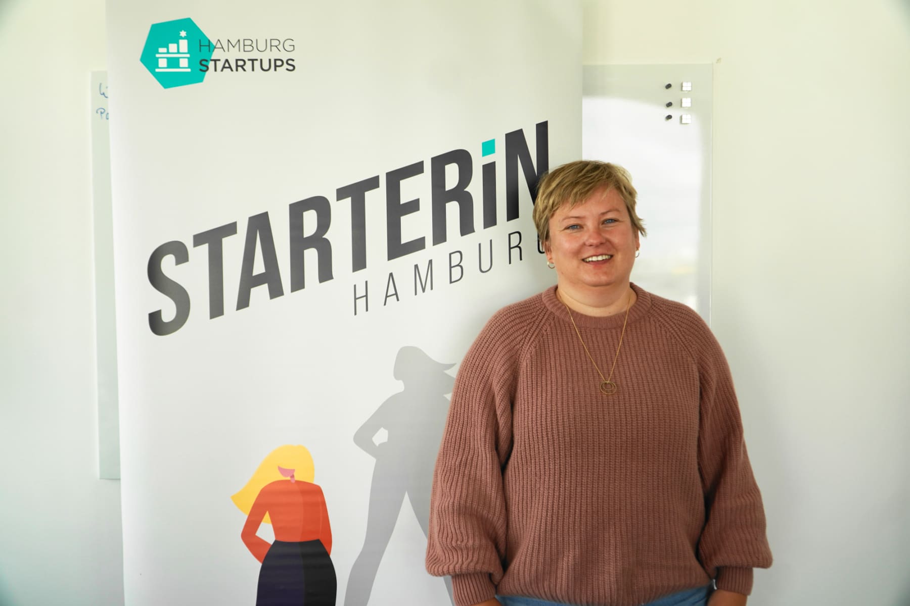 Neele Wehmeier, Geschäftsführerin von ba tax, unterstützt die STARTERiN Hamburg 2025.