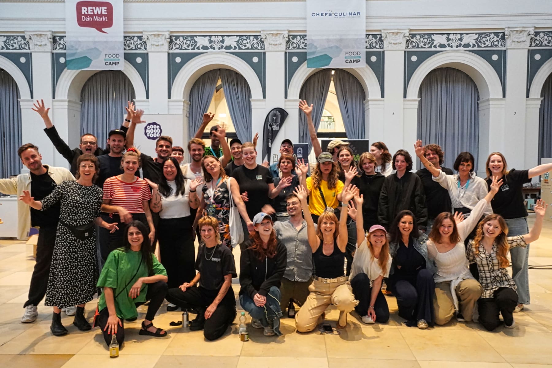 Das ganze Team von Hamburg Startups bei Food Innovation Camp 2025.