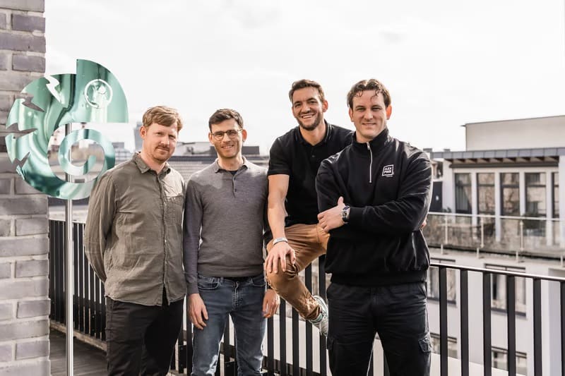 Mirko Thoden, Jan Egidi, Amani Joas und Max Amir Dieringer, die Geschäftsführer von FlexPower