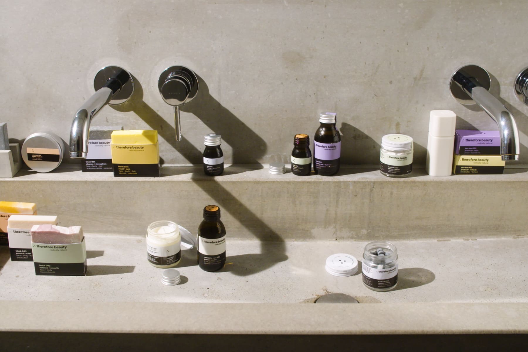 Das aktuelle Sortiment von therefore beauty