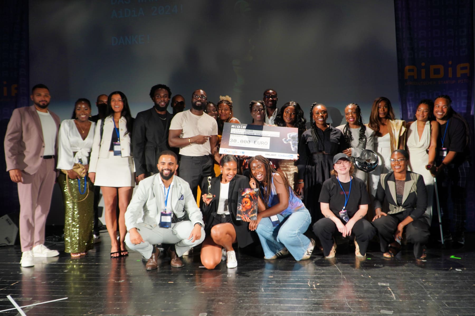 Gruppenbild vom AiDiA Pitch 2024