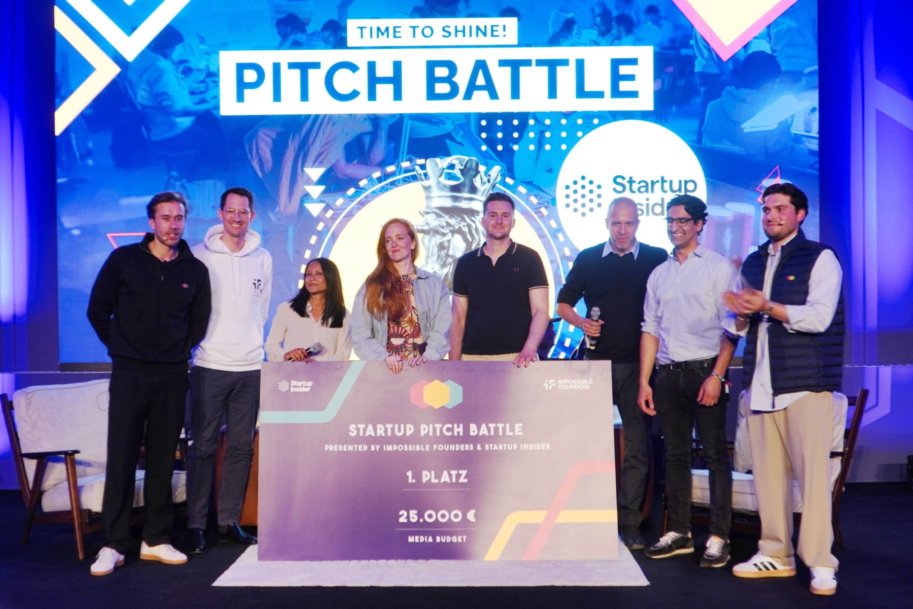 Beim Startup Pitch Battle 2025 gewann AllyTime.
