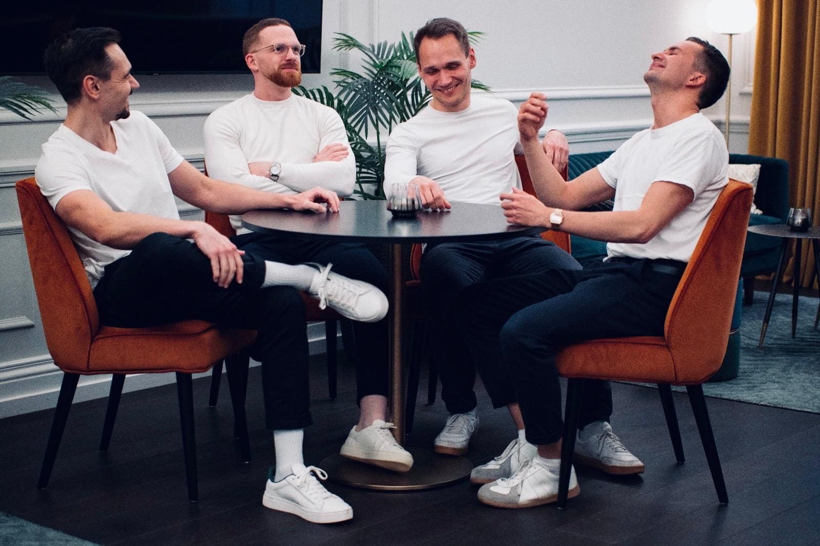 Die Gründer von Qodia: Ole Reinpold, Nicolas Riegger, Lasse Reinpold und Stephan Lenert.
