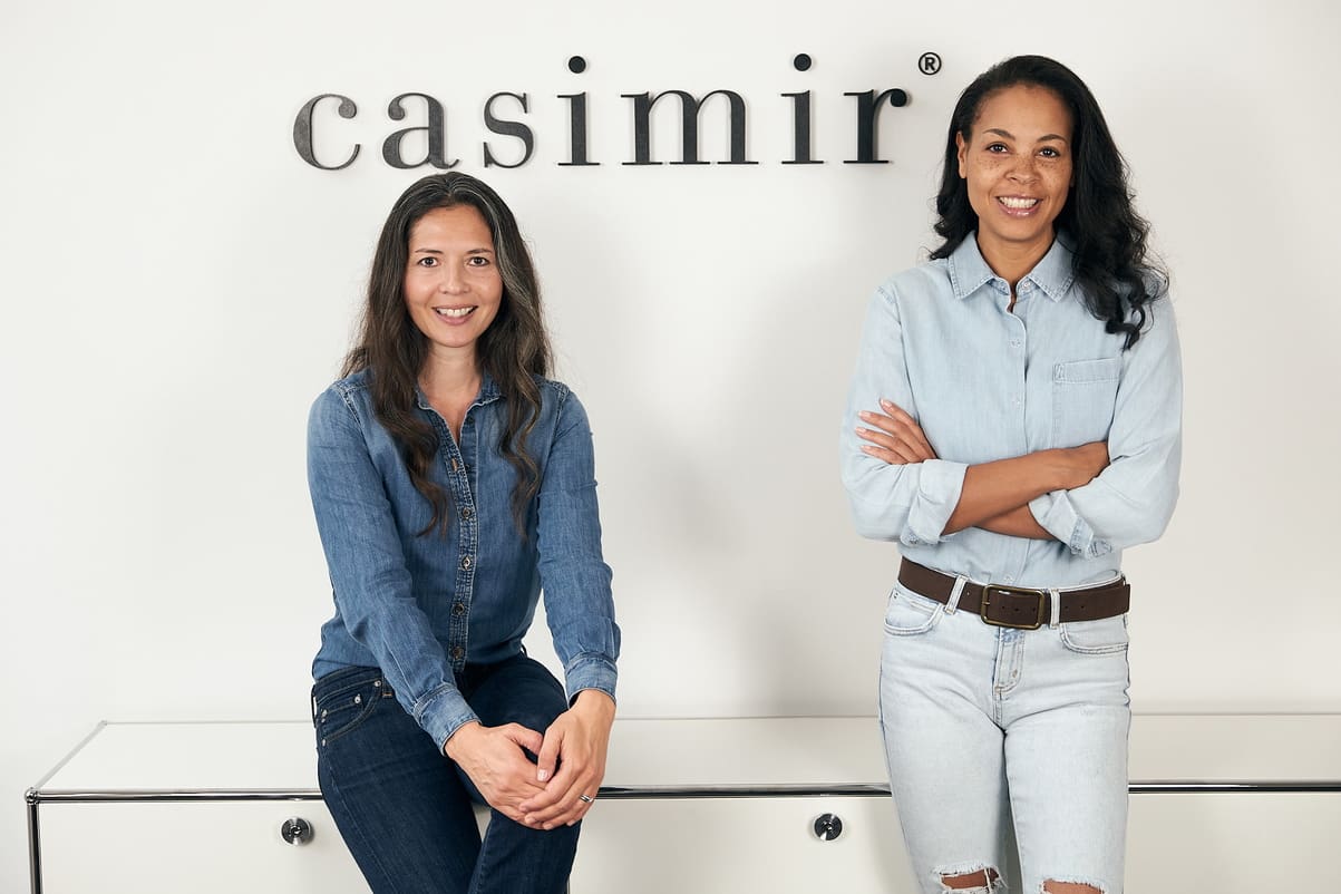 Alisa Türck und Cindy Alambwa, die Gründerinnen von Casimir
