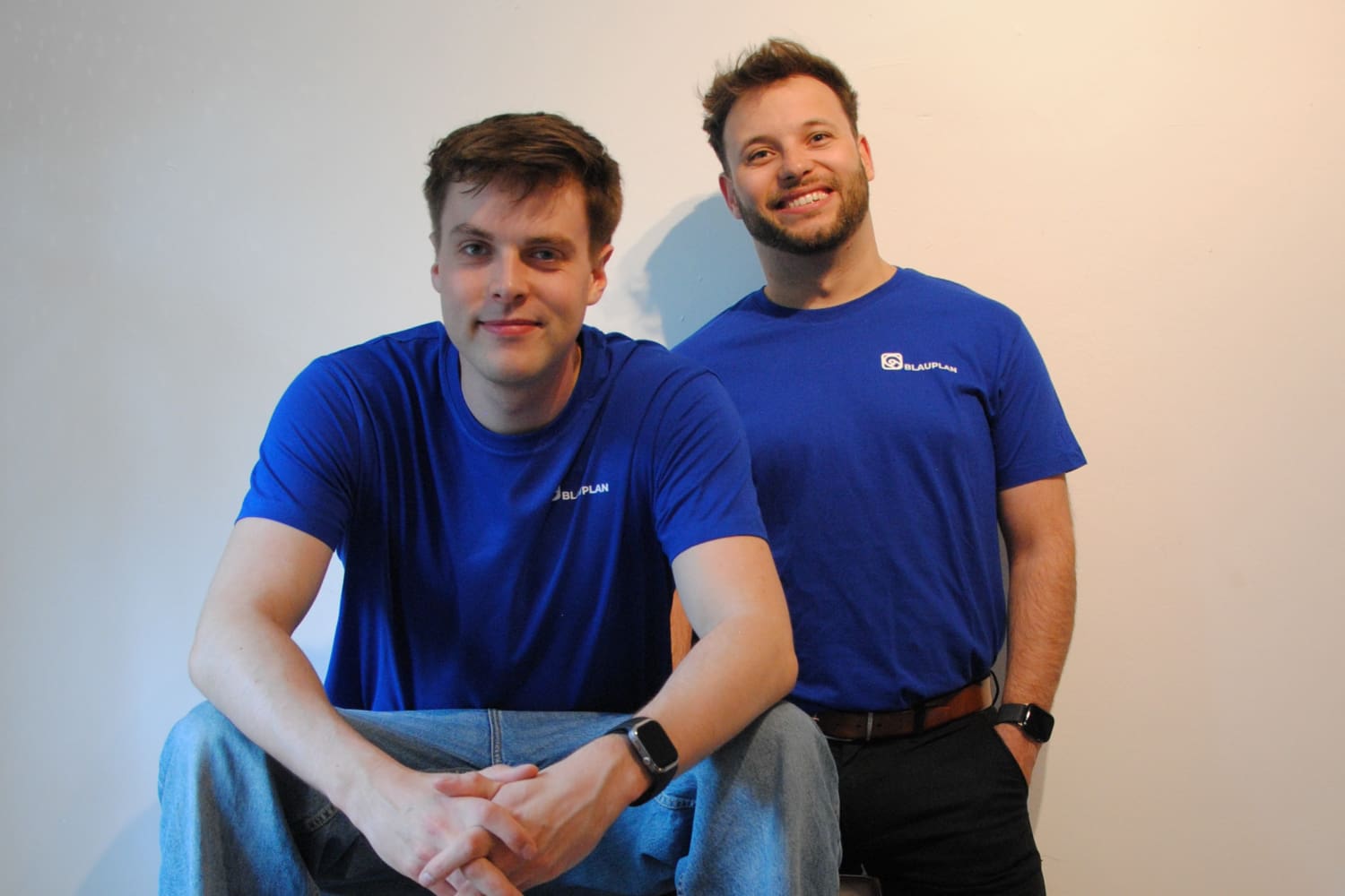Linus Feicke und Leon Marc Schmidt, die Macher von Blauplan