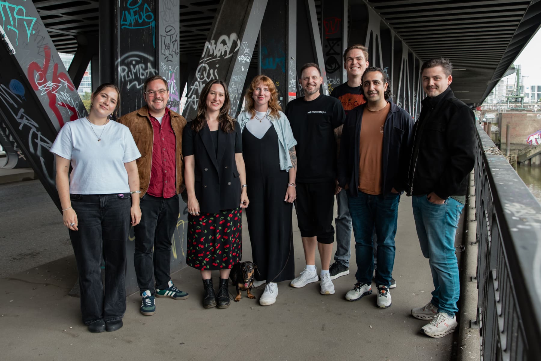Gruppenfoto der Teams von Music WorX 2026